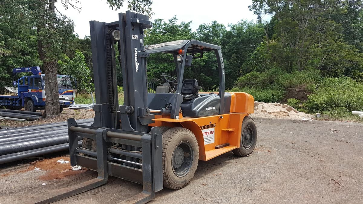 Red Forklift